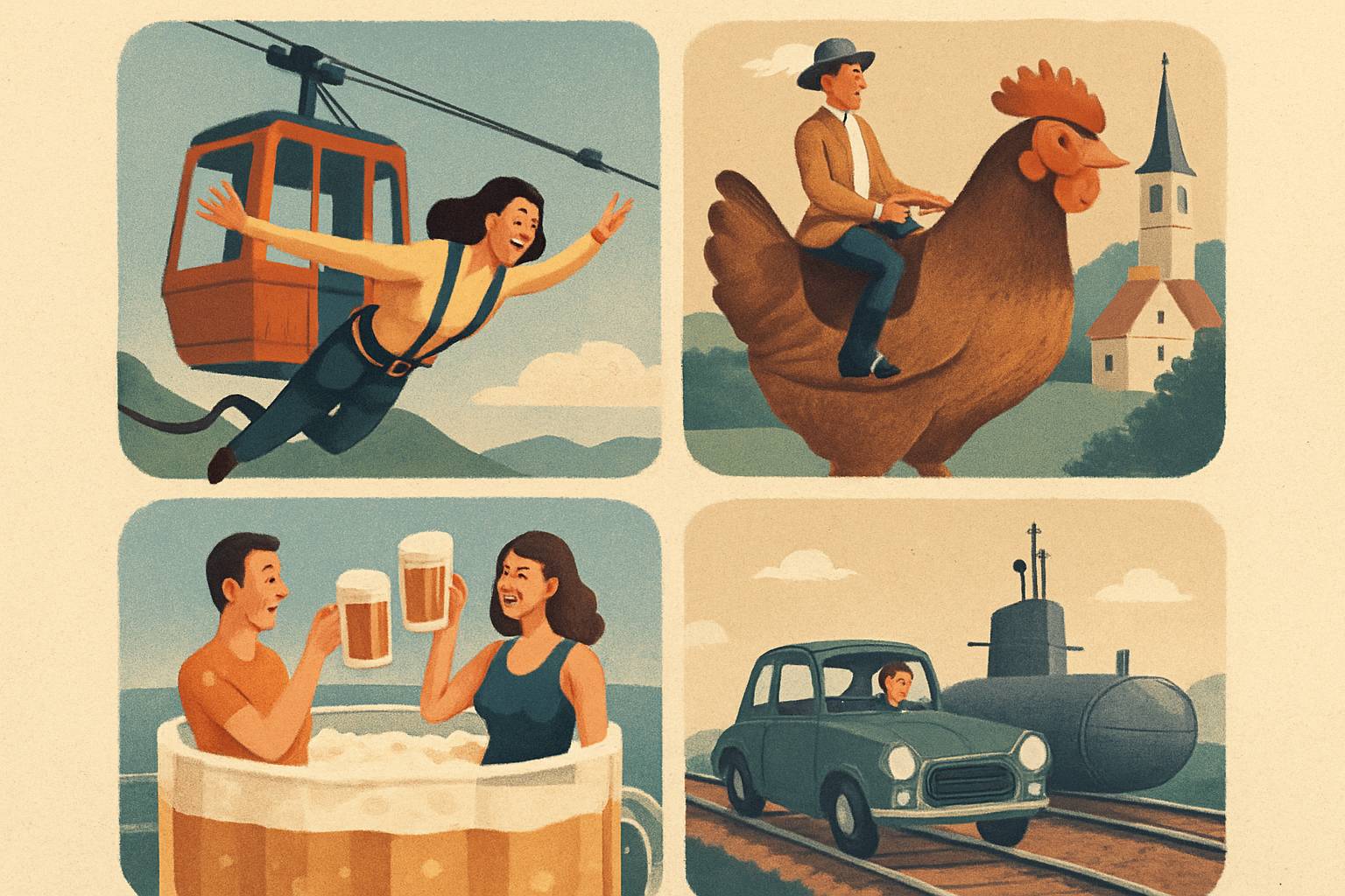 Ces expériences europénnes qui semblent folles mais sont 100% réelles