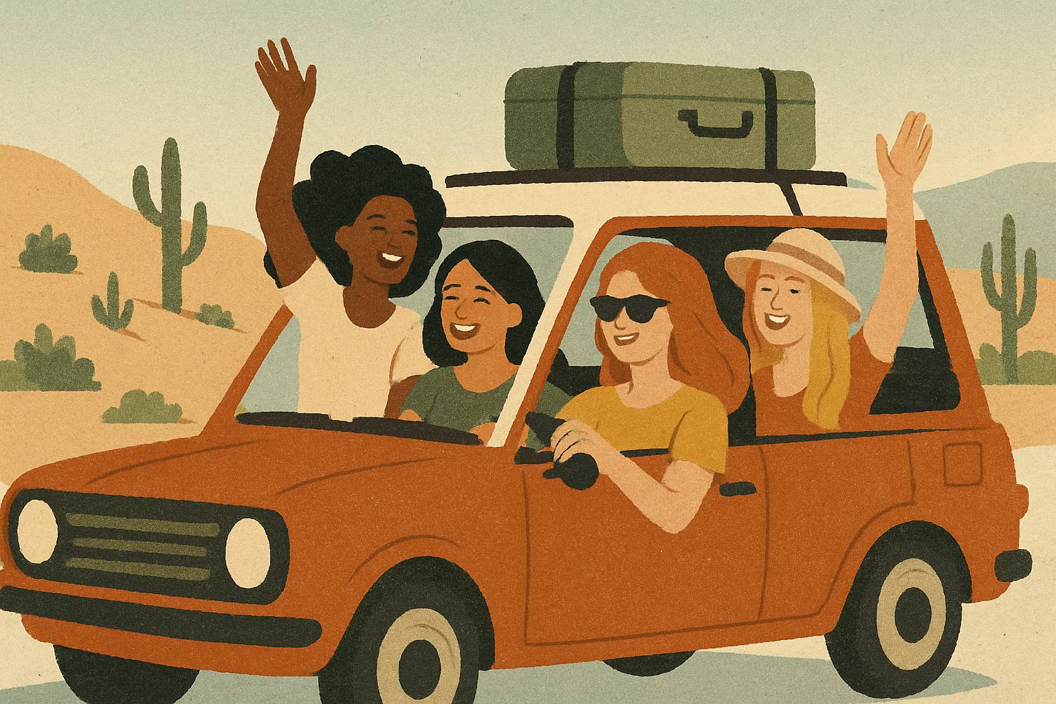Comment organiser un road trip entre femmes sans prise de tête