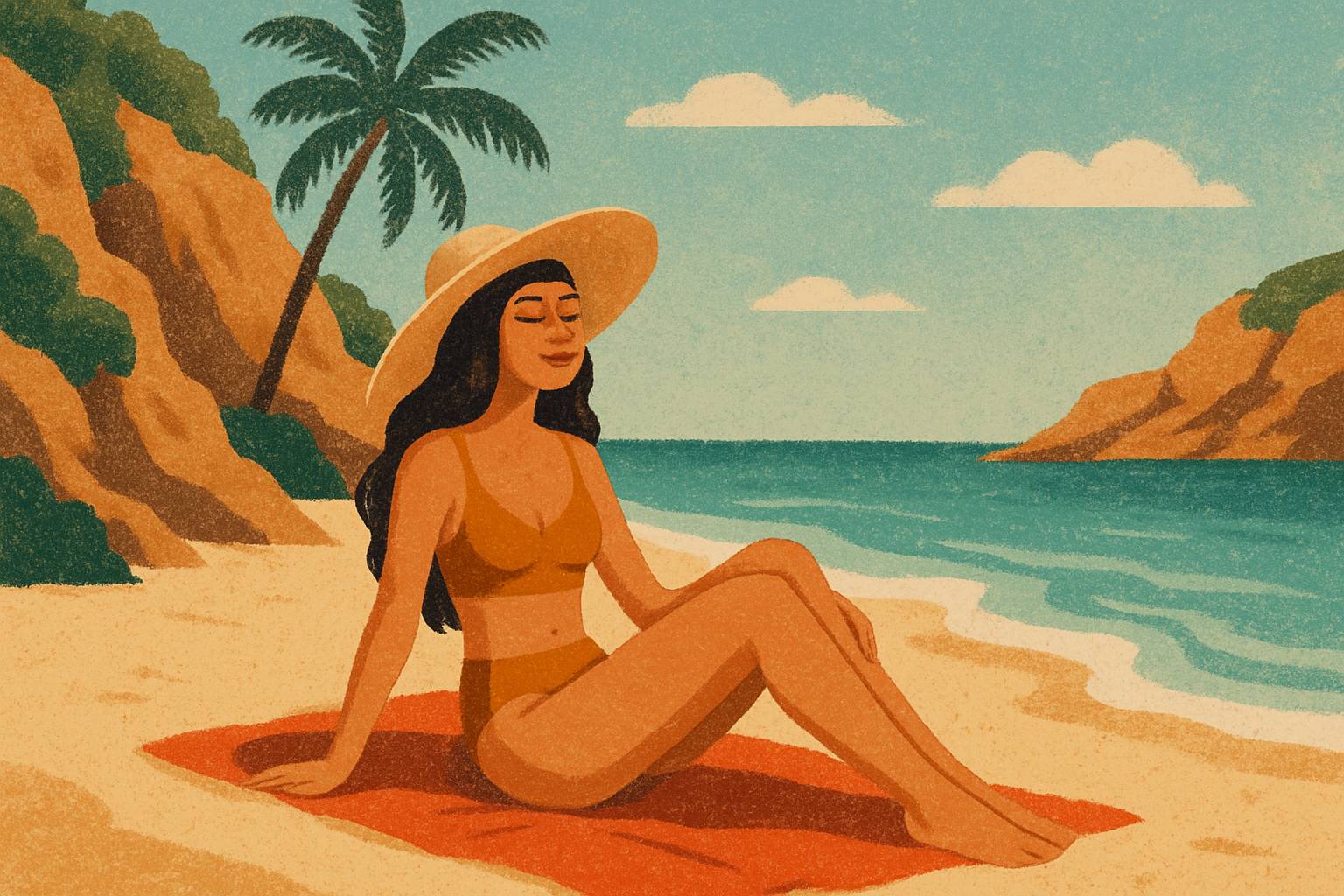 Le top des plages secrètes où les voyageuses adorent se détendre