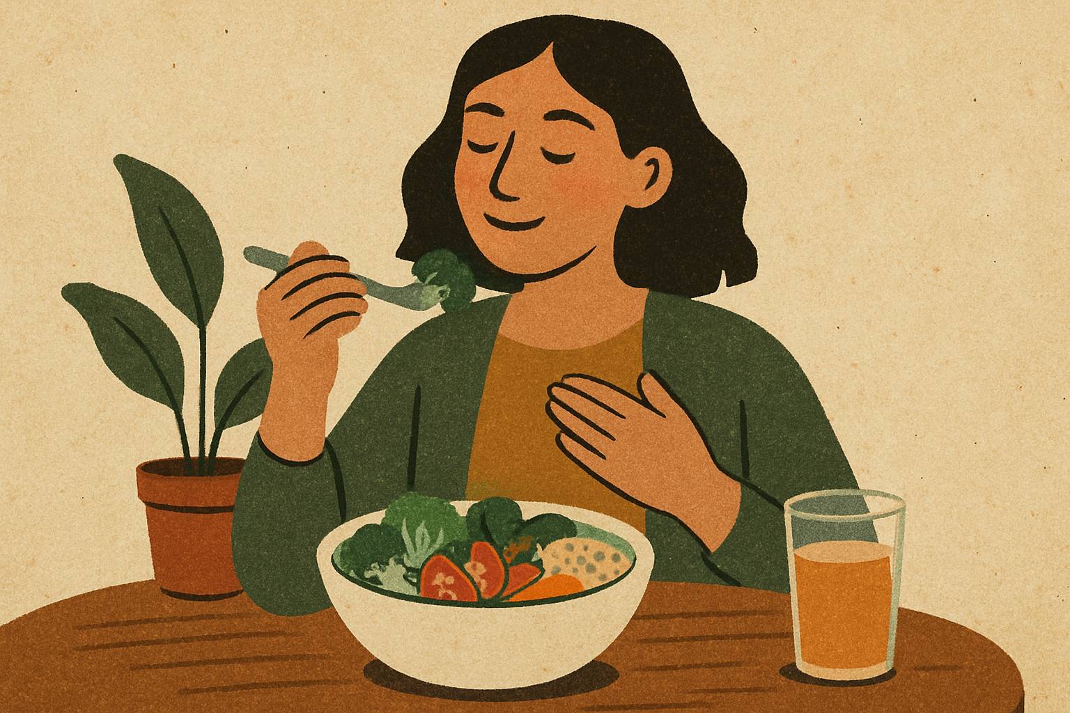 Nutrition consciente : manger avec intention pour une santé durable