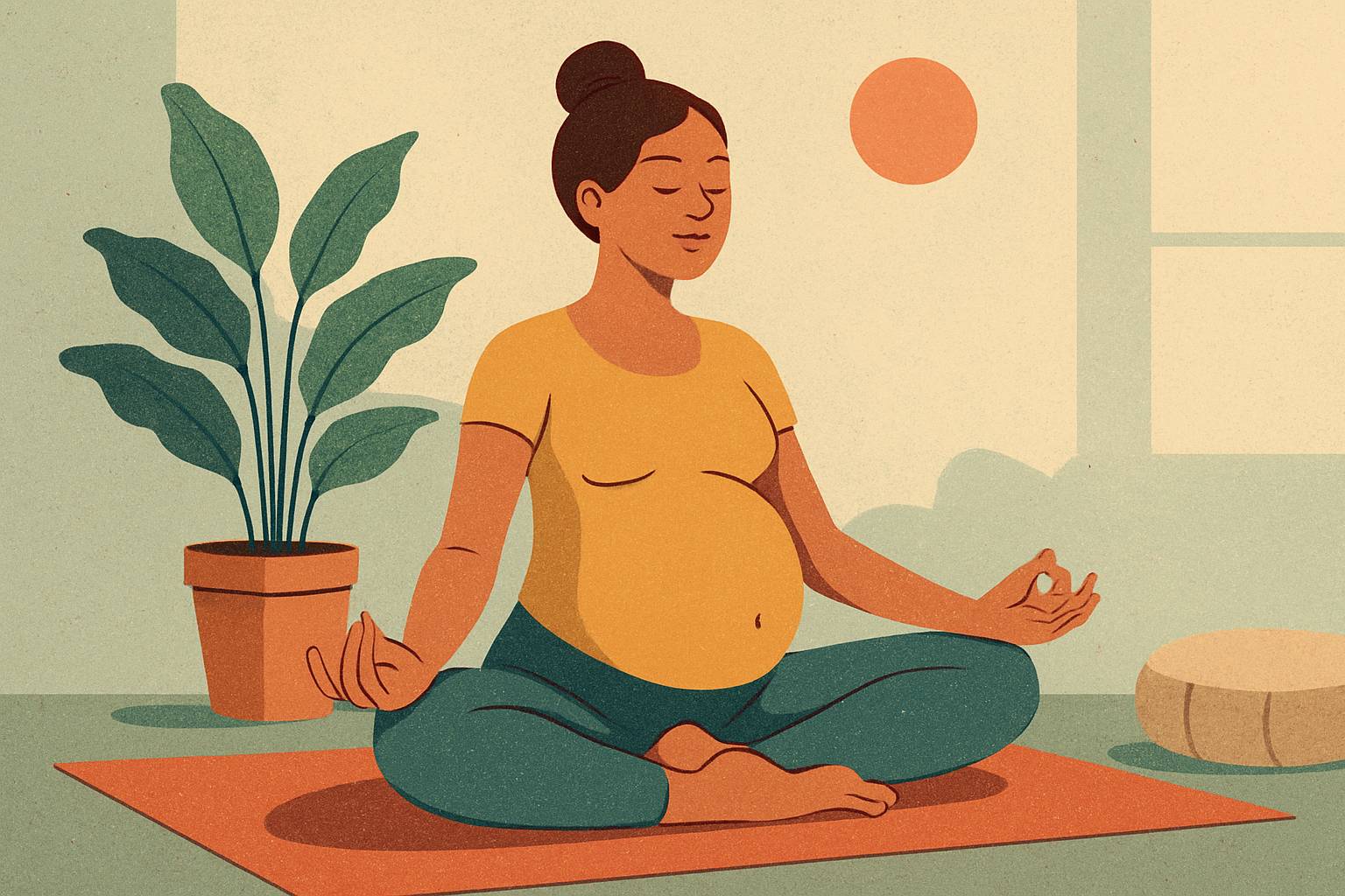 Yoga et méditation pour accompagner la grossesse