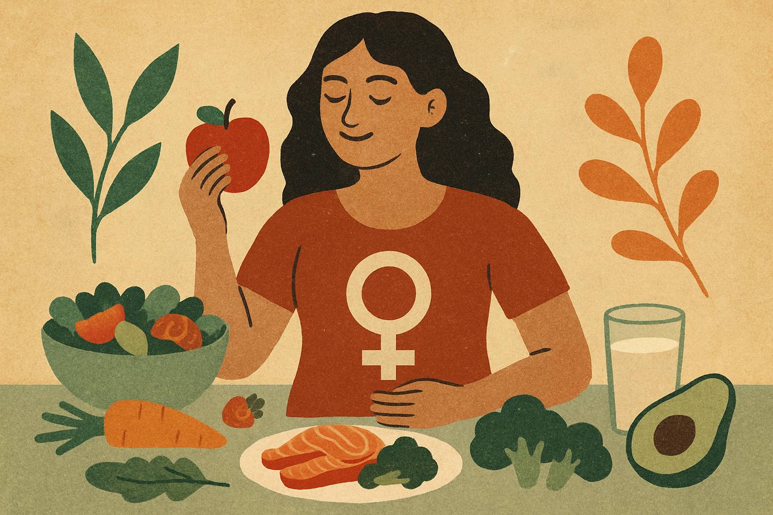 Alimentation et santé hormonale chez la femme