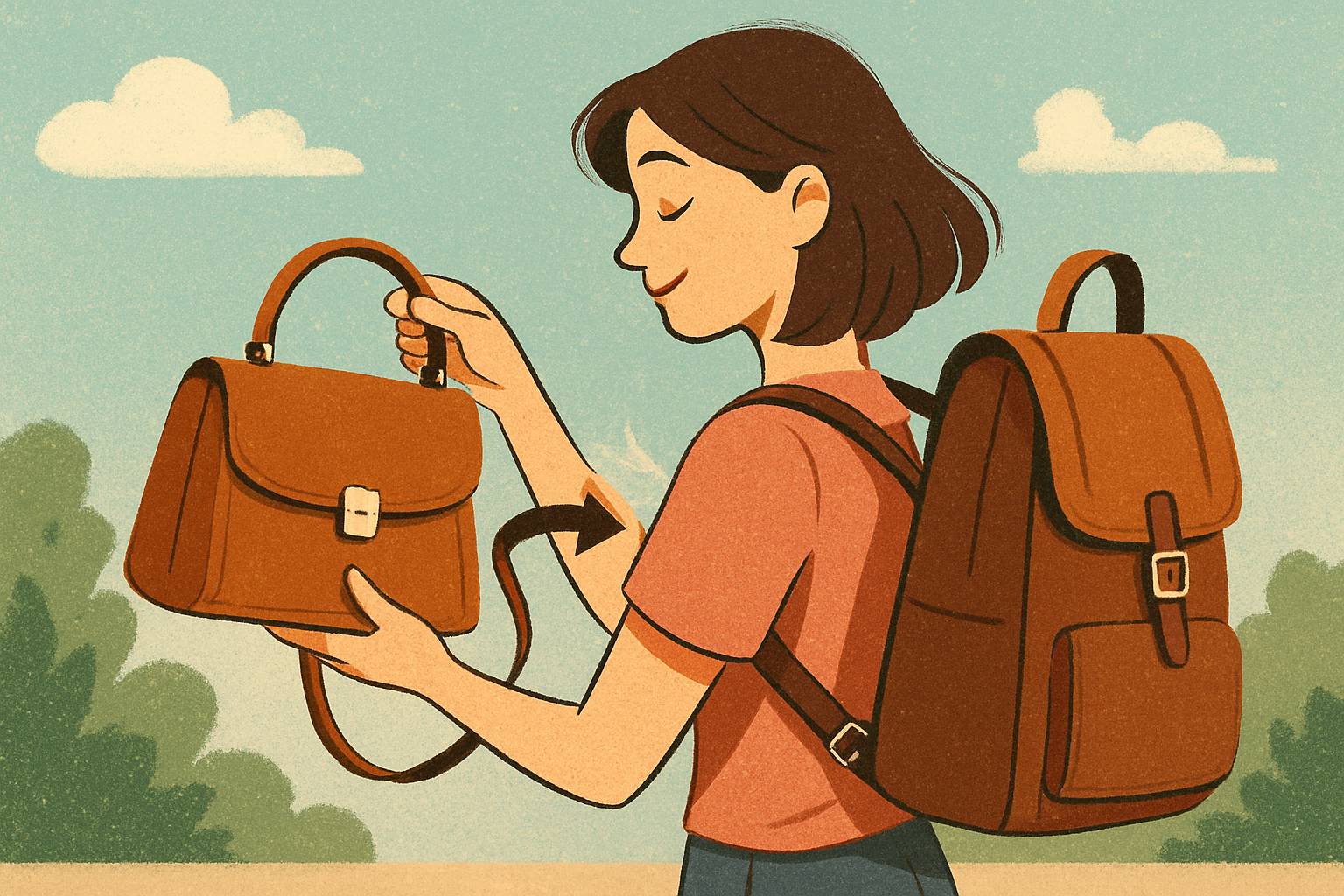 Ce sac à main malin qui se transforme en sac à dos de voyage