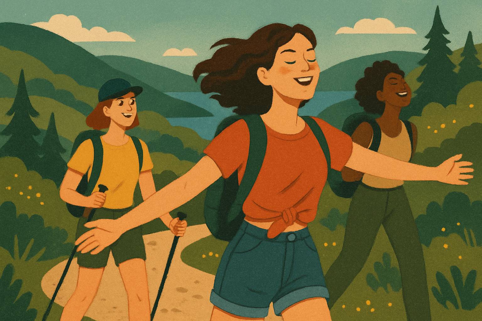 Ces escapades nature où les femmes se sentent enfin libres