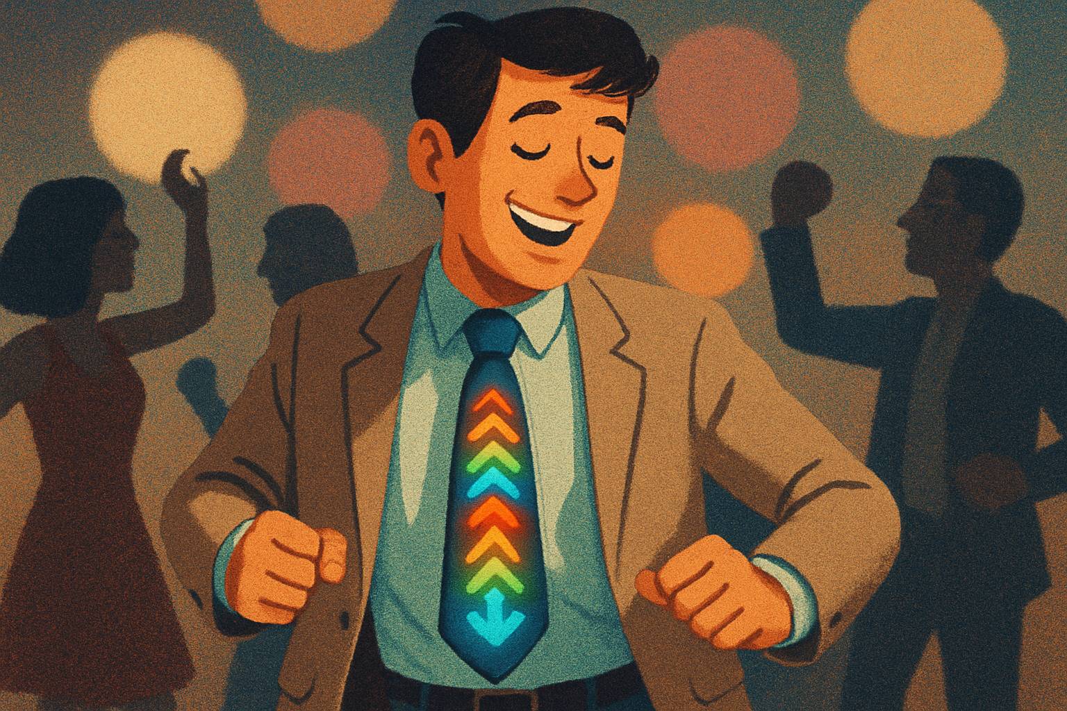 La cravate qui fait danser : mode ou gadget pour soirées ennuyeuses ?