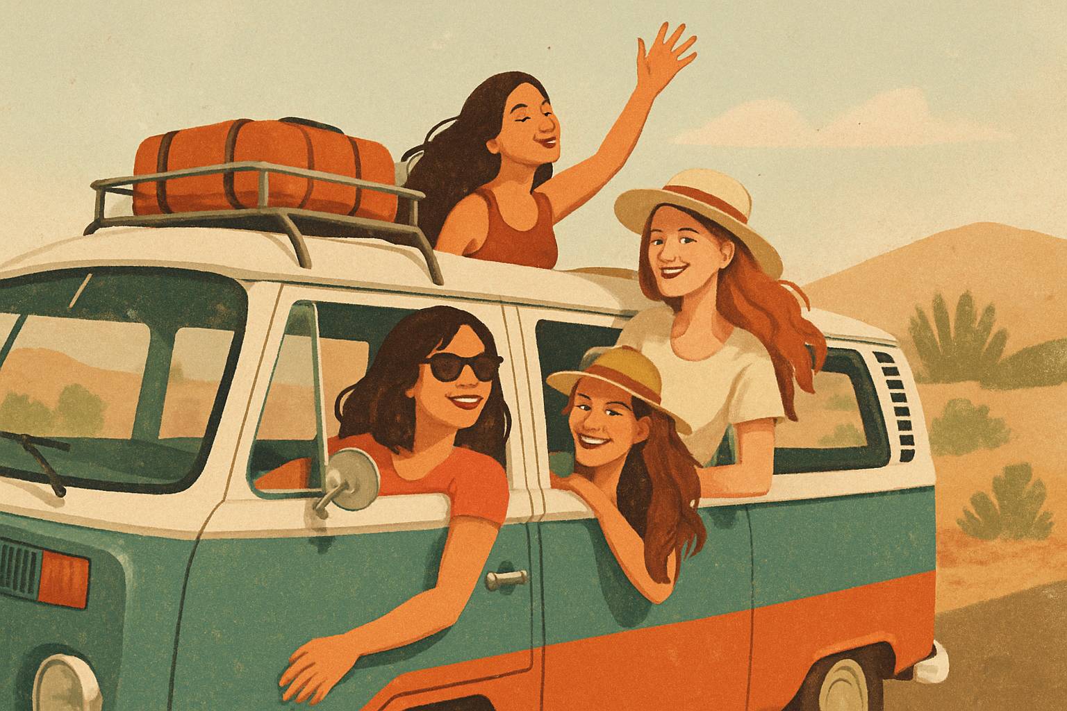 Le guide anti-galère pour un road trip entre filles réussi