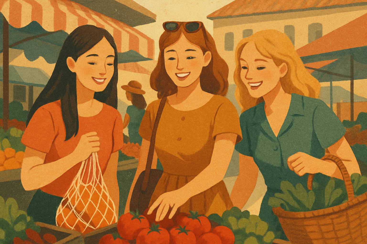 Le top des marchés locaux à visiter entre filles