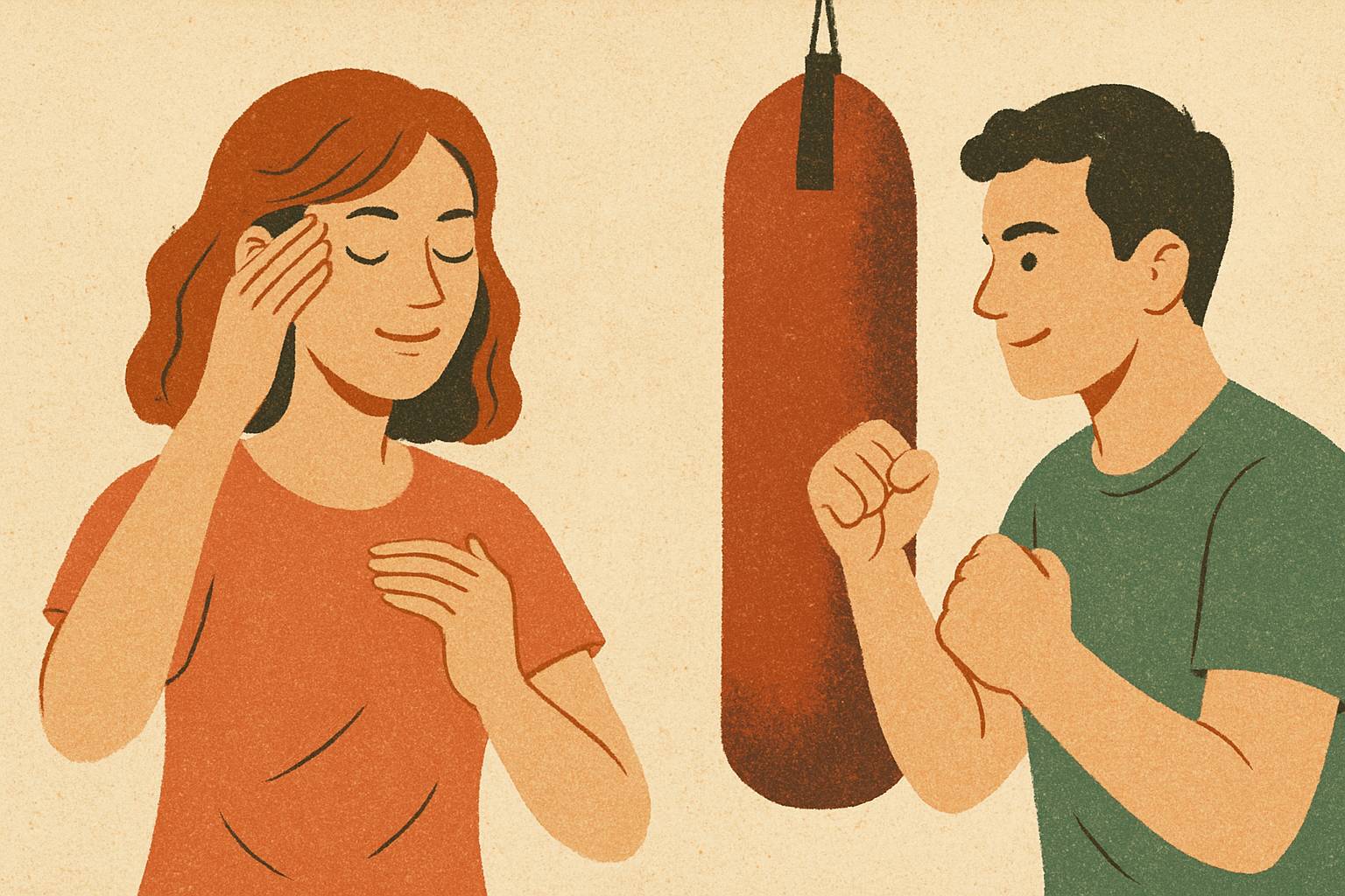 L’eft contre l’anxiété : taper du bout des doigts, c’est mieux que taper sur un punching-ball !