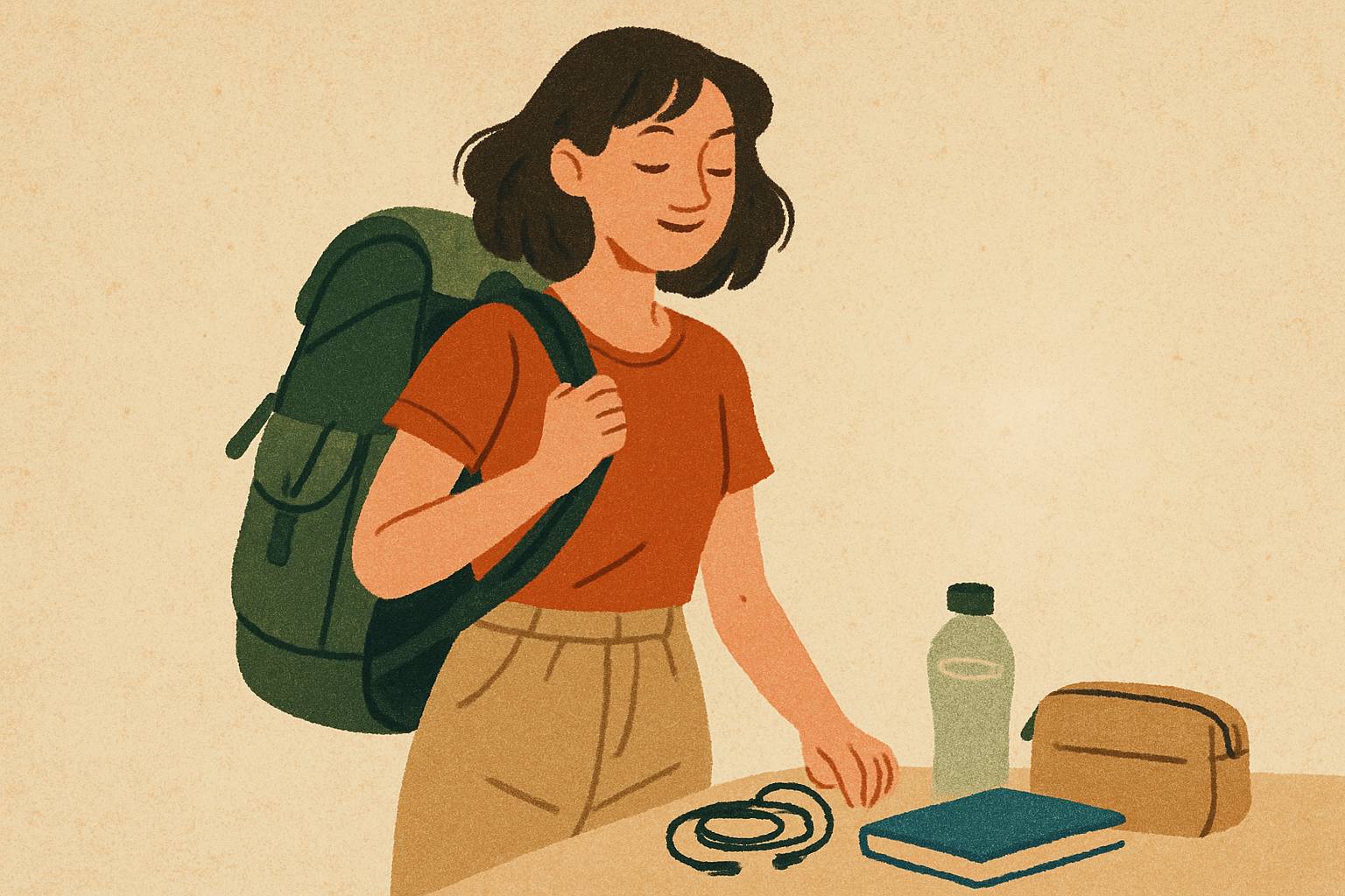 Sac à dos : que prendre pour voyager légère et sereine